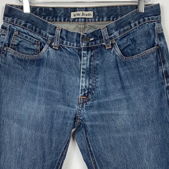 Acne Jeans Medium Wash Mic Rigid Style - Picture 2 of 8